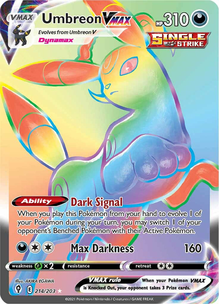 Umbreon VMAX (214/203) [Sword & Shield: Evolving Skies] Pokémon