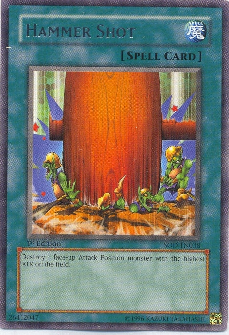 Hammer Shot [SOD-EN038] Rare Yu-Gi-Oh!