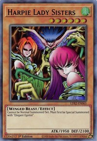 Harpie Lady Sisters (Purple) [LDS2-EN065] Ultra Rare Yu-Gi-Oh!