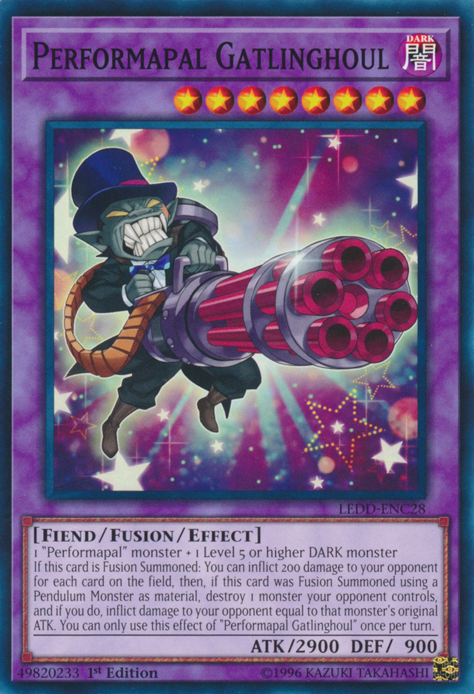 Performapal Gatlinghoul [LEDD-ENC28] Common Yu-Gi-Oh!