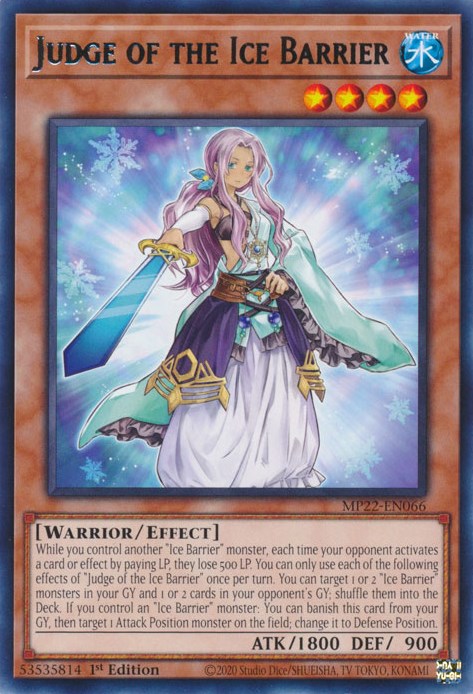 Judge of the Ice Barrier [MP22-EN066] Rare Yu-Gi-Oh!