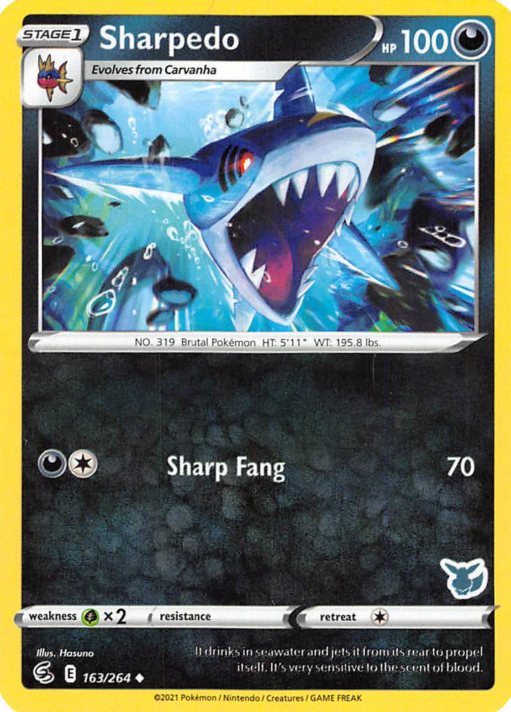 Sharpedo (163/264) (Eevee Deck) [Battle Academy 2022] Pokémon