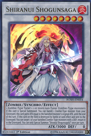 Shiranui Shogunsaga [BOSH-EN054] Ultra Rare Yu-Gi-Oh!