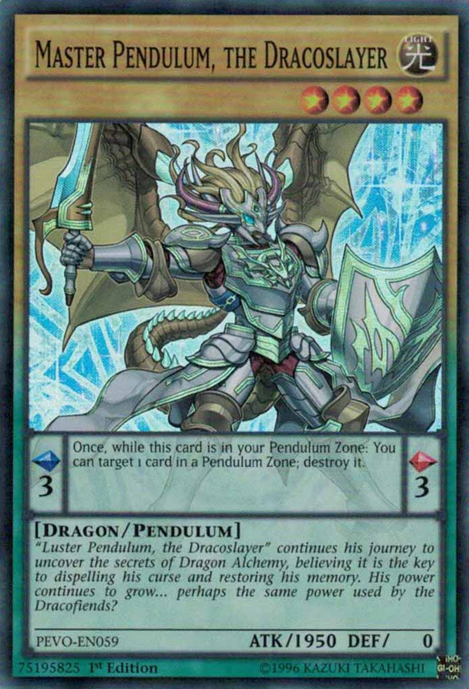 Master Pendulum, the Dracoslayer [PEVO-EN059] Super Rare Yu-Gi-Oh!