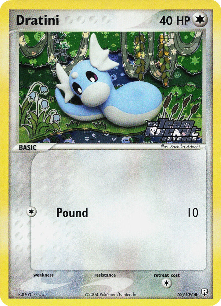 Dratini (52/109) (Stamped) [EX: Team Rocket Returns] Pokémon