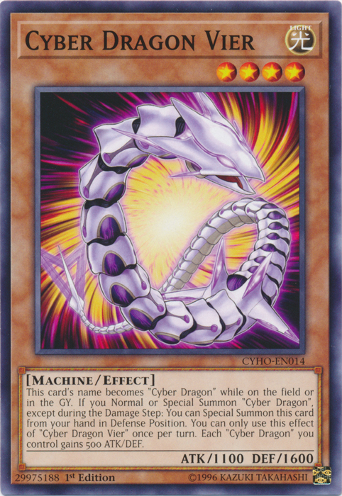 Cyber Dragon Vier [CYHO-EN014] Common Yu-Gi-Oh!