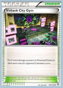 Virbank City Gym (126/135) (Plasma Power - Haruto Kobayashi) [World Championships 2014] Pokémon