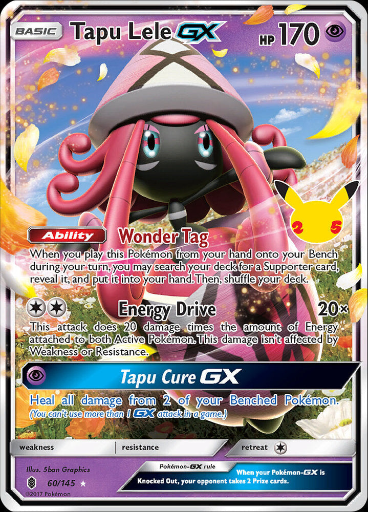 Tapu Lele GX (60/145) [Celebrations: 25th Anniversary - Classic Collection] Pokémon