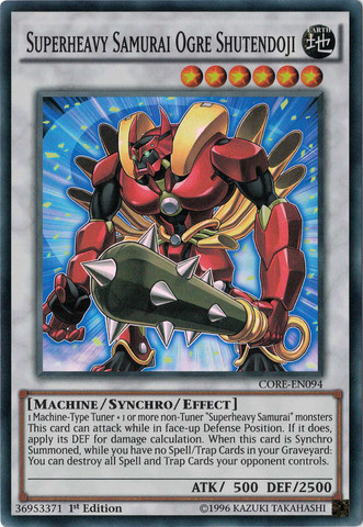 Superheavy Samurai Ogre Shutendoji [CORE-EN094] Super Rare Yu-Gi-Oh!