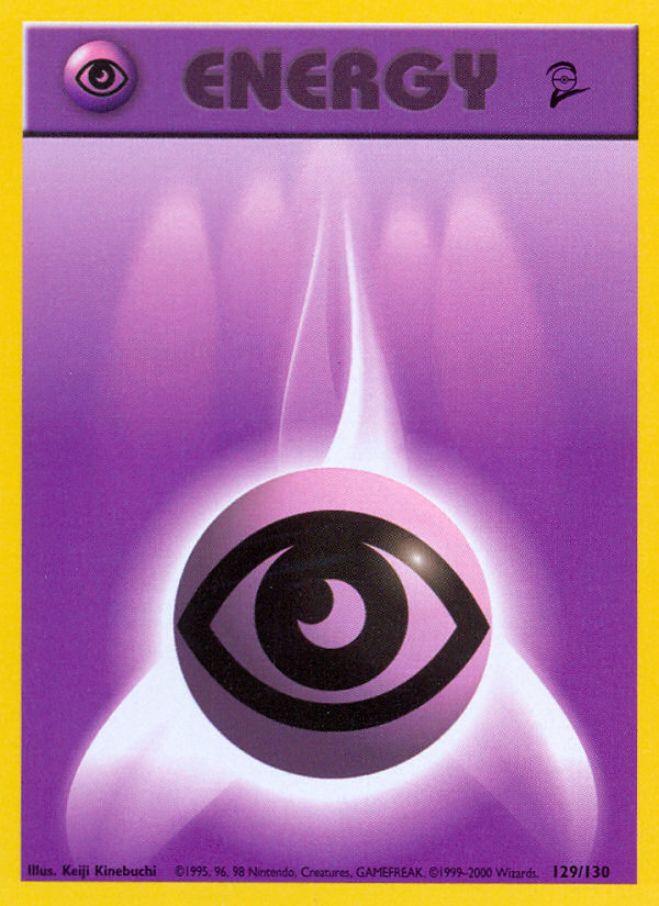 Psychic Energy (129/130) [Base Set 2] Pokémon