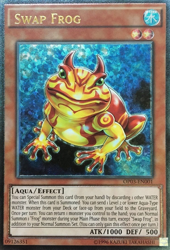Swap Frog [OP03-EN001] Ultimate Rare Yu-Gi-Oh!