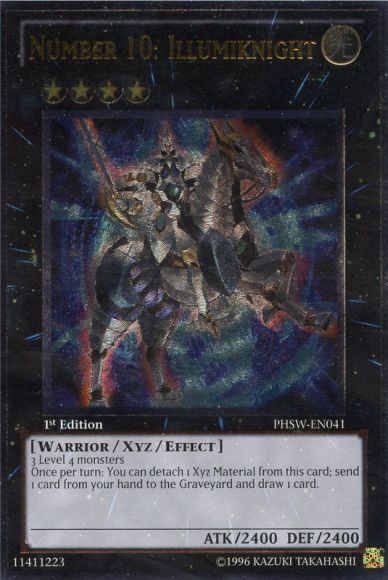 Number 10: Illumiknight [PHSW-EN041] Ultimate Rare Yu-Gi-Oh!