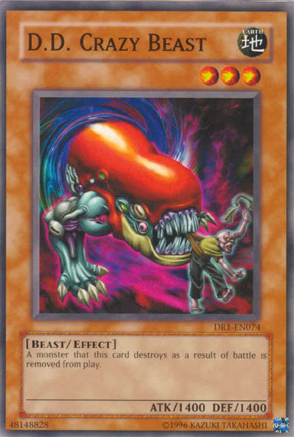 D.D. Crazy Beast [DR1-EN074] Common Yu-Gi-Oh!