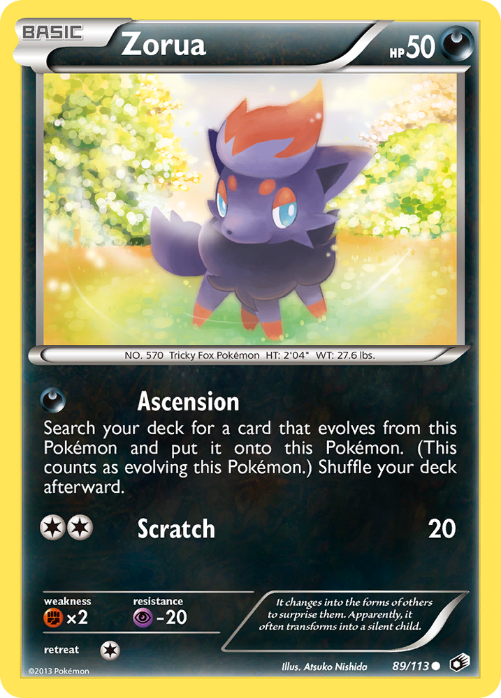 Zorua (89/113) [Black & White: Legendary Treasures] Pokémon