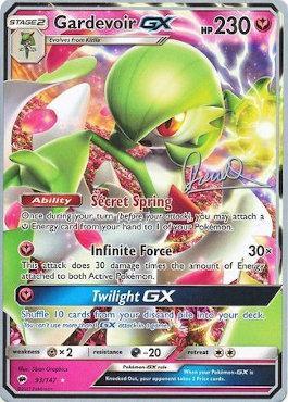 Gardevoir GX (93/147) (Infinite Force - Diego Cassiraga) [World Championships 2017] Pokémon