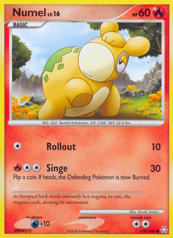 Numel (110/146) [Diamond & Pearl: Legends Awakened] Pokémon