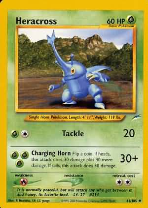 Heracross (41/105) [Neo Destiny Unlimited] Pokémon