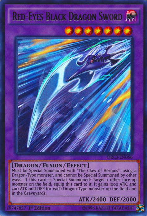Red-Eyes Black Dragon Sword [DRL3-EN066] Ultra Rare Yu-Gi-Oh!