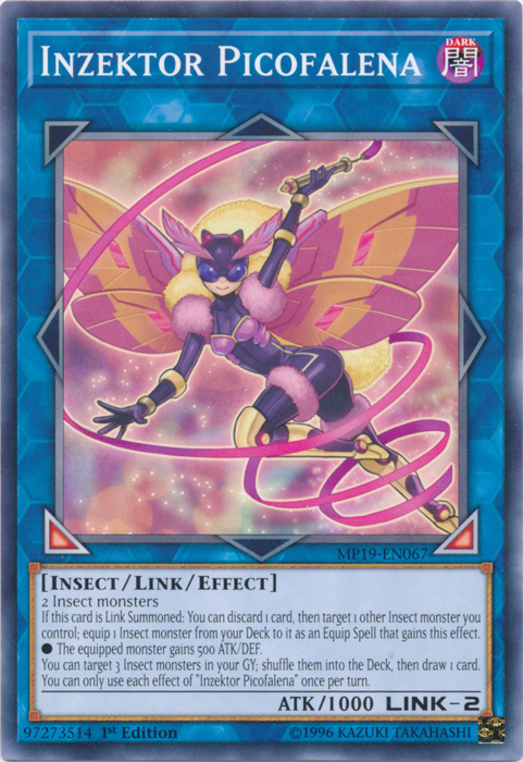 Inzektor Picofalena [MP19-EN067] Common Yu-Gi-Oh!
