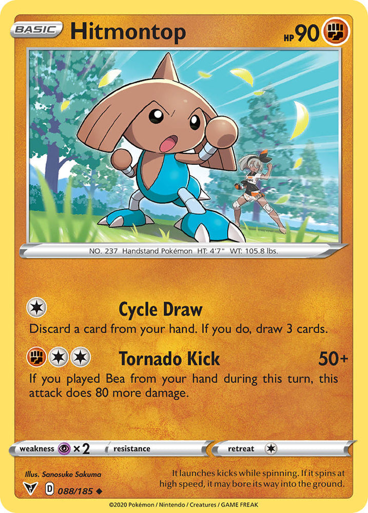 Hitmontop (088/185) [Sword & Shield: Vivid Voltage] Pokémon