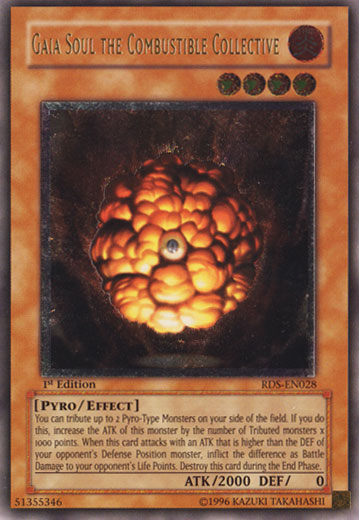 Gaia Soul the Combustible Collective [RDS-EN028] Ultimate Rare Yu-Gi-Oh!