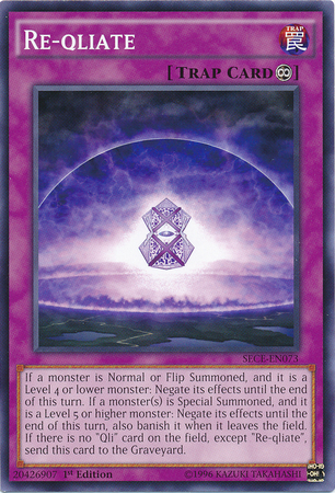 Re-qliate [SECE-EN073] Common Yu-Gi-Oh!