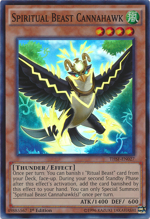 Spiritual Beast Cannahawk [THSF-EN027] Super Rare Yu-Gi-Oh!