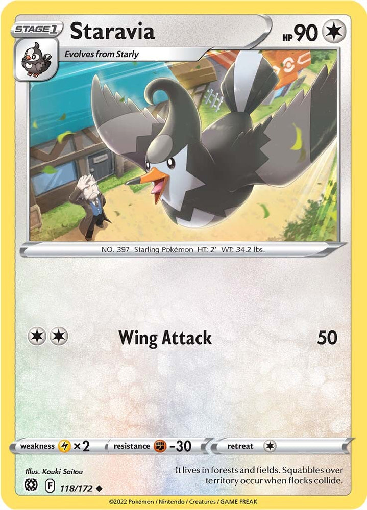 Staravia (118/172) [Sword & Shield: Brilliant Stars] Pokémon