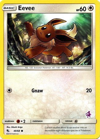 Eevee (49/68) (Mewtwo Deck) [Battle Academy 2020] Pokémon