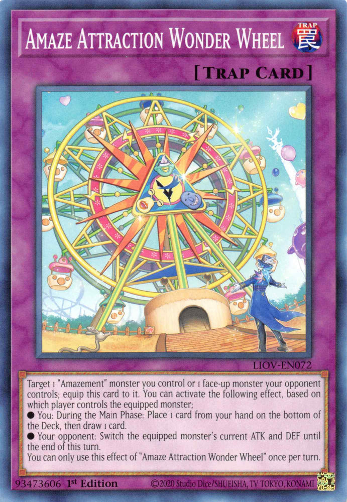 Amaze Attraction Wonder Wheel [LIOV-EN072] Common Yu-Gi-Oh!