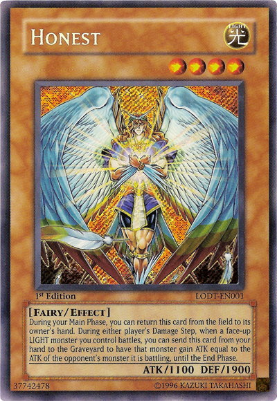 Honest [LODT-EN001] Secret Rare Yu-Gi-Oh!