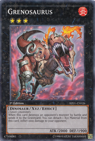 Grenosaurus [BP01-EN026] Starfoil Rare Yu-Gi-Oh!