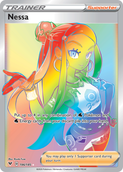 Nessa (196/185) [Sword & Shield: Vivid Voltage] Pokémon