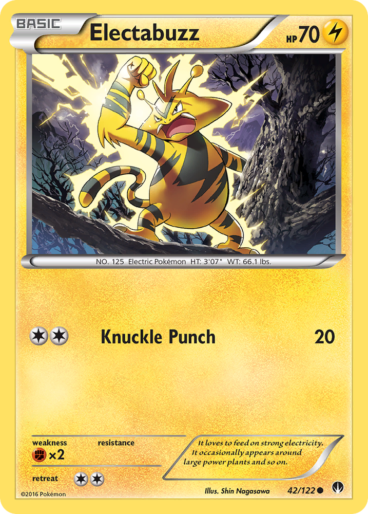 Electabuzz (42/122) [XY: BREAKpoint] Pokémon