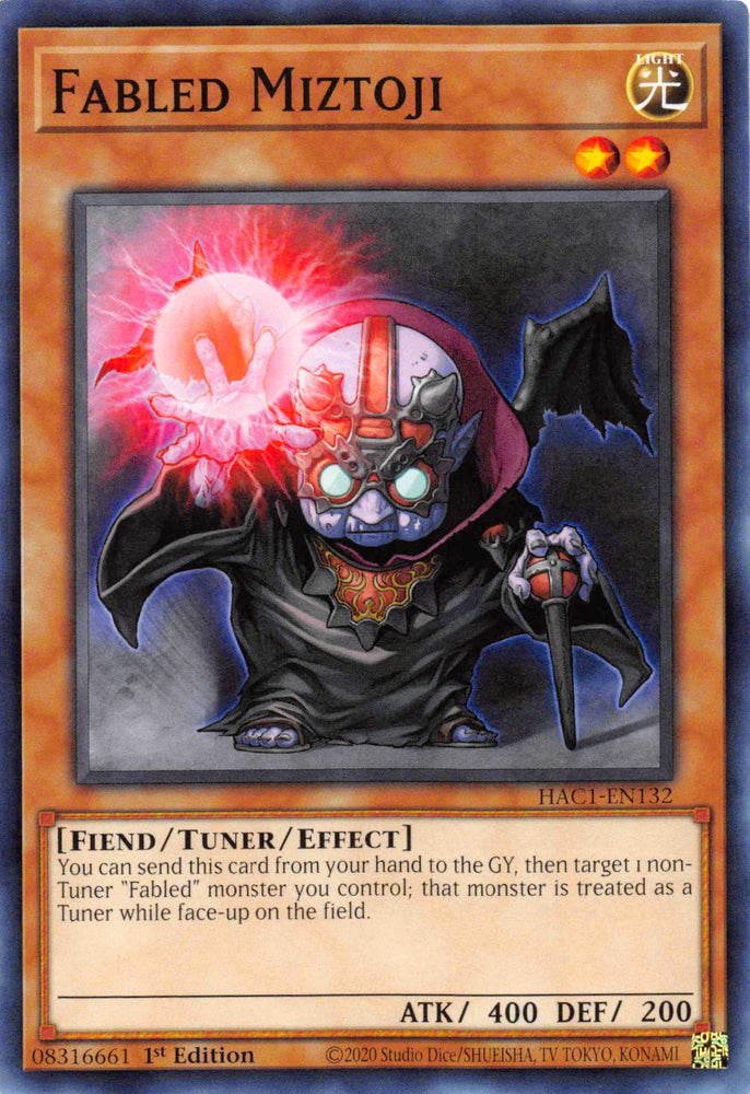 Fabled Miztoji [HAC1-EN132] Common Yu-Gi-Oh!
