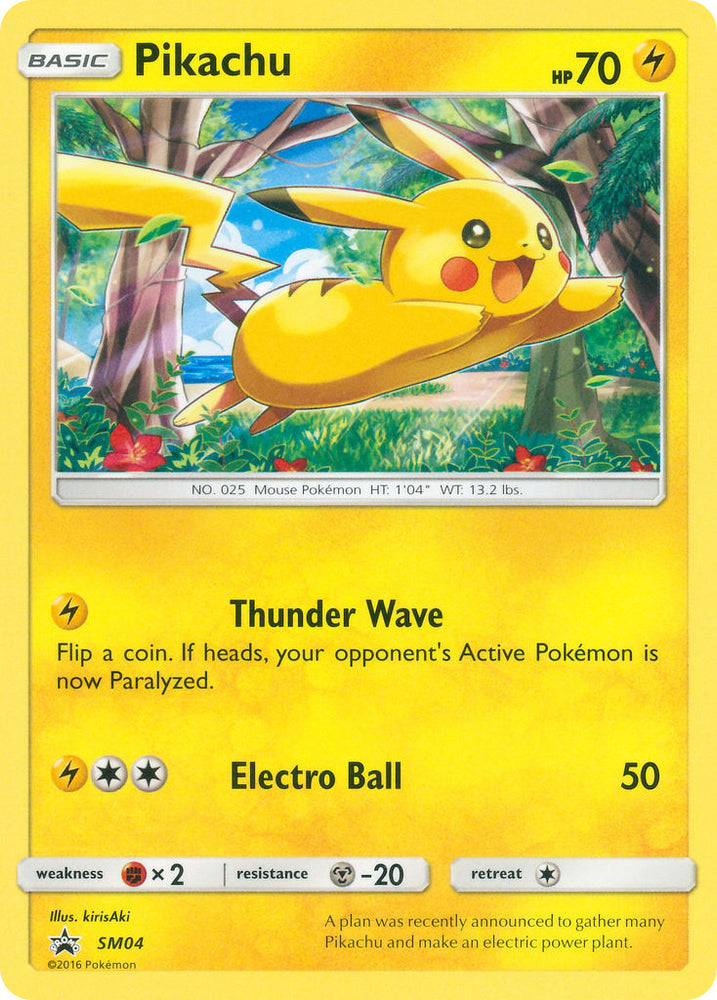 Pikachu (SM04) (Target Non Holo) [Sun & Moon: Black Star Promos] Pokémon
