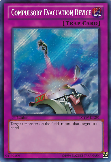 Compulsory Evacuation Device [LCYW-EN291] Secret Rare Yu-Gi-Oh!