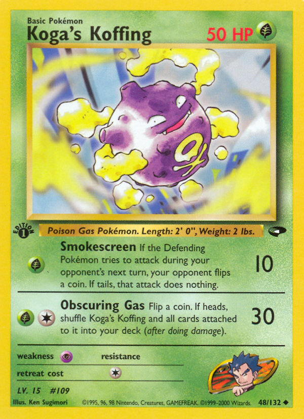 Koga's Koffing (48/132) [Gym Challenge 1st Edition] Pokémon