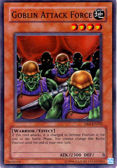 Goblin Attack Force [DB1-EN202] Super Rare Yu-Gi-Oh!
