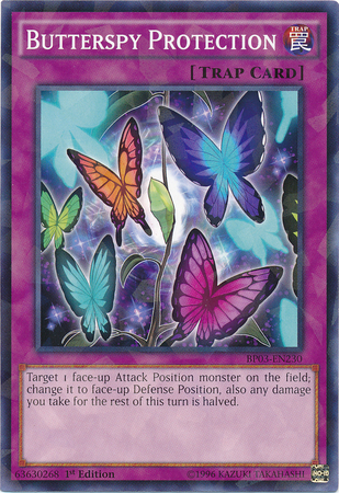 Butterspy Protection [BP03-EN230] Shatterfoil Rare Yu-Gi-Oh!