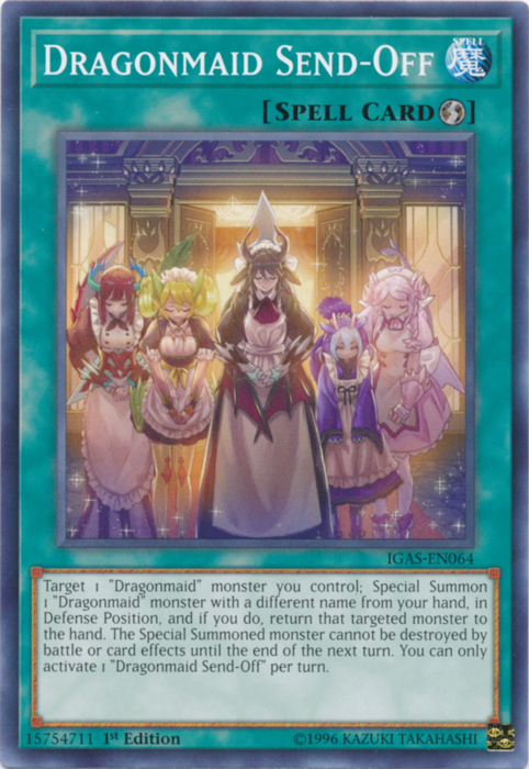 Dragonmaid Send-Off [IGAS-EN064] Common Yu-Gi-Oh!