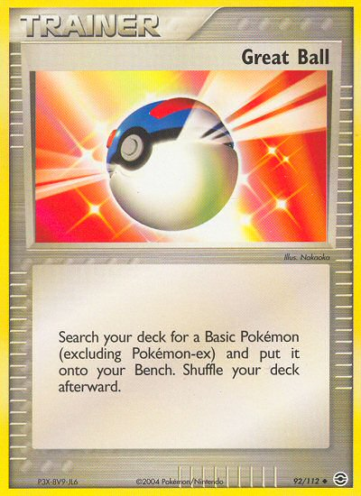 Great Ball (92/112) [EX: FireRed & LeafGreen] Pokémon