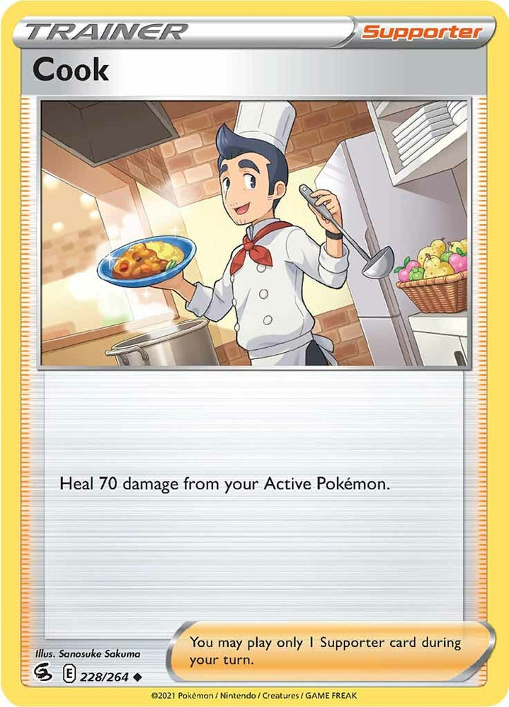 Cook (228/264) [Sword & Shield: Fusion Strike] Pokémon