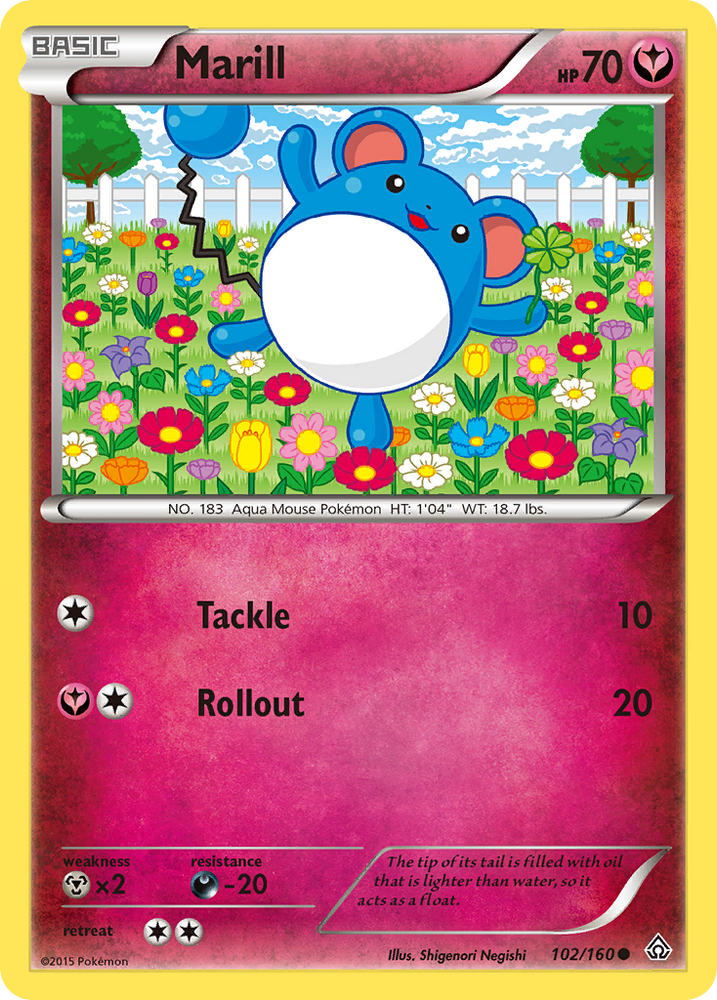Marill (102/160) [XY: Primal Clash] Pokémon