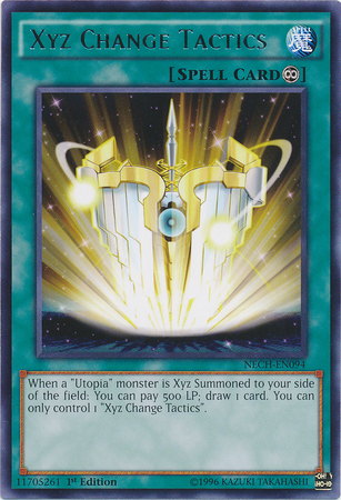 Xyz Change Tactics [NECH-EN094] Rare Yu-Gi-Oh!