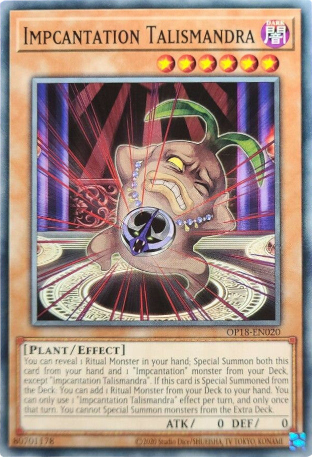 Impcantation Talismandra [OP18-EN020] Common Yu-Gi-Oh!