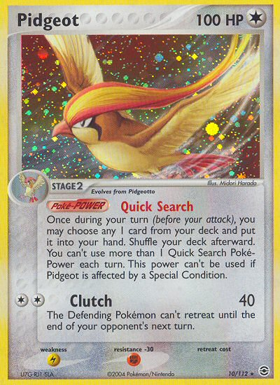 Pidgeot (10/112) [EX: FireRed & LeafGreen] Pokémon