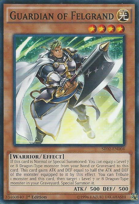 Guardian of Felgrand [SR02-EN004] Common Yu-Gi-Oh!