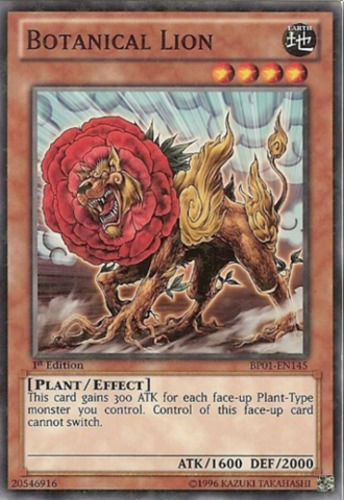 Botanical Lion [BP01-EN145] Starfoil Rare Yu-Gi-Oh!