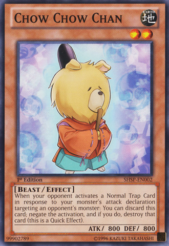 Chow Chow Chan [SHSP-EN002] Common Yu-Gi-Oh!